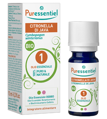 PURESSENTIEL CITRONELLA JAVA OLIO ESSENZIALE BIO 10 ML - Farmacia-flash.it