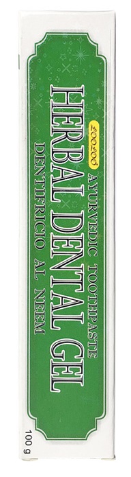 HERBAL DENTAL GEL DENTIFRICIO AYURVEDICO AL NEEM 100 G - Farmacia-flash.it