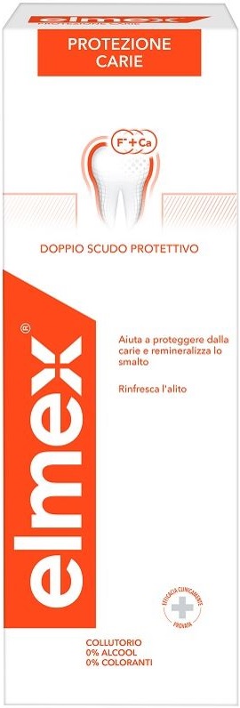ELMEX PROTEZIONE CARIE COLLUTORIO FLUORURO AMMINICO 400 ML - Farmacia-flash.it