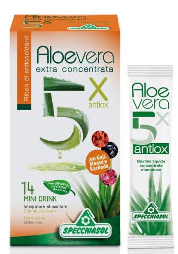 ALOE 5X CON ANTIOSSIDANTI 14 BUSTINE - Farmacia-flash.it