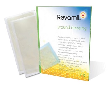 REVAMIL GARZE IMBEVUTE DI MIELE 10X10 CM 10 PEZZI - Farmacia-flash.it