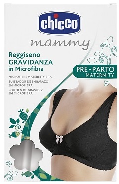 CHICCO MAMMY REGGISENO MICROFIBRA GRAVIDANZA NERO 3C - Farmacia-flash.it