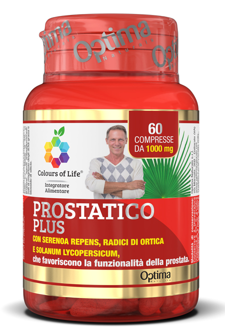COLOURS OF LIFE PROSTATICO PLUS 60 COMPRESSE 1000 MG - Farmacia-flash.it