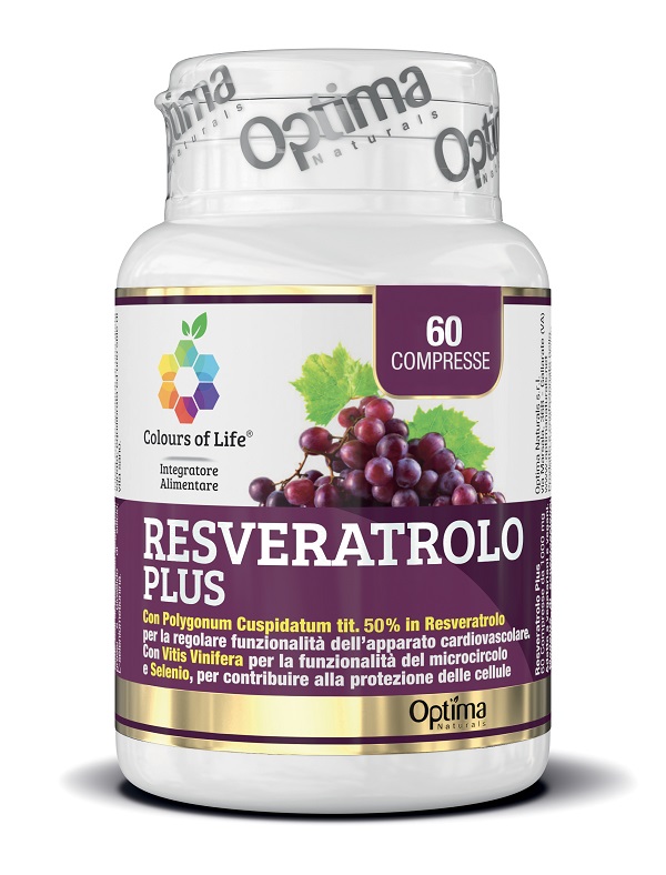 COLOURS OF LIFE RESVERATROLO PLUS 60 COMPRESSE 1000 MG - Farmacia-flash.it