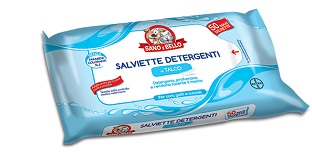 SANO E BELLO SALVIETTE DETERGENTI TALCO 50 PEZZI - Farmacia-flash.it