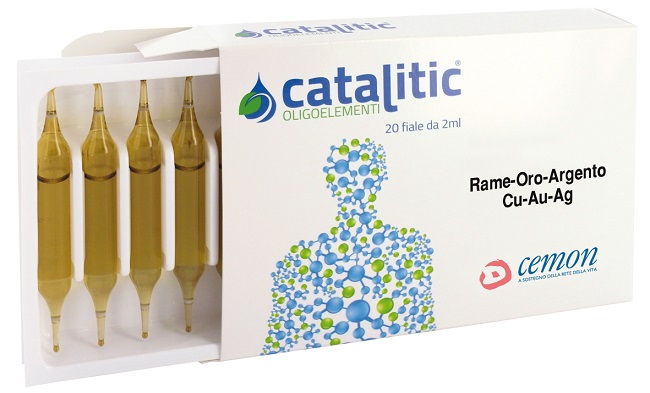 CATALITIC OLIGOELEMENTI RAME ORO ARGENTO CU-AU-AG 20 AMPOLLE - Farmacia-flash.it