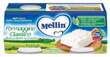 MELLIN BABY FORMAGGINO CLASSICO 2 X 80 G - Farmacia-flash.it