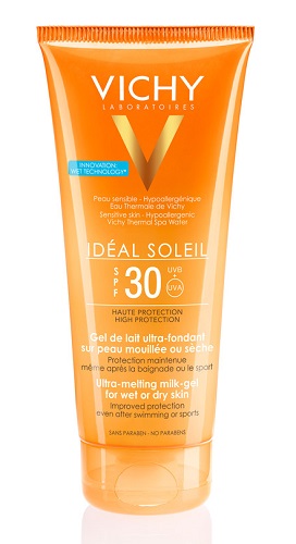 IDEAL SOLEIL GEL WET CORPO SPF30 200 ML - Farmacia-flash.it