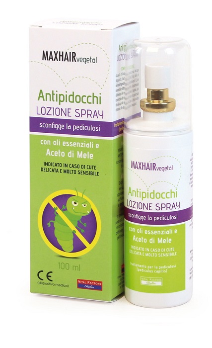 MAX HAIR SPRAY VEGETALE TRATTAMENTO PIDOCCHI 100ML - Farmacia-flash.it