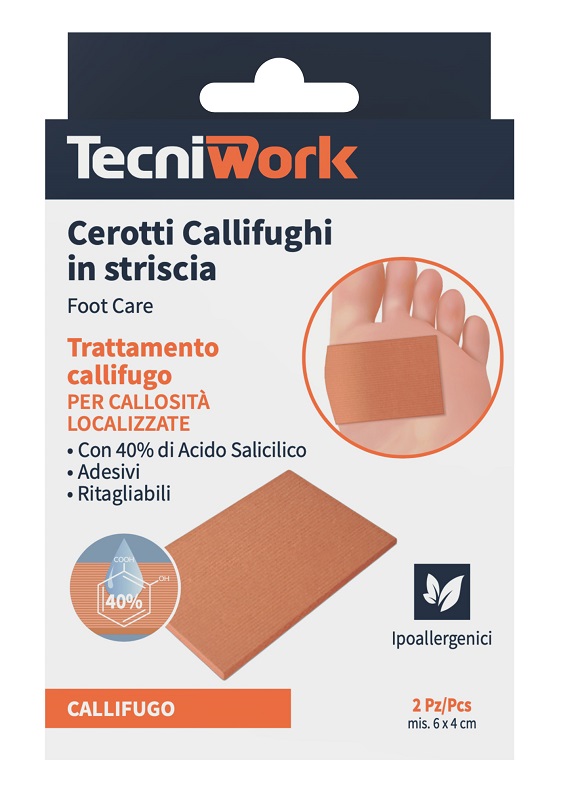 CEROTTI CALLIFUGHI IN STRISCIA CONFEZIONE DA 2 PEZZI - Farmacia-flash.it