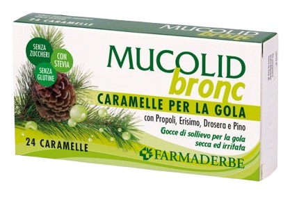 MUCOLID BRONC 24 CARAMELLE - Farmacia-flash.it