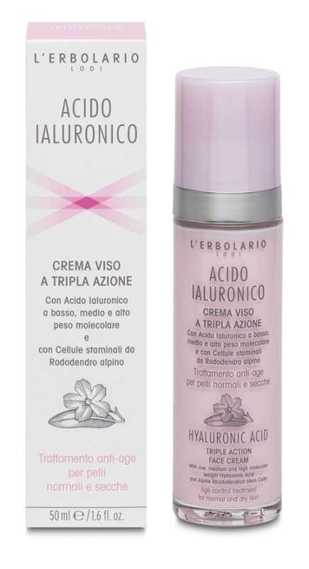 CREMA VISO ACIDO IALURONICO PELLI NORMALI SECCHE 50 ML - Farmacia-flash.it