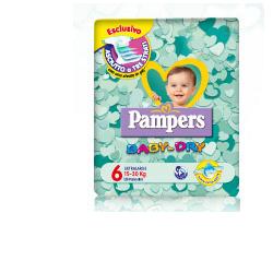 PAMPERS BABY DRY EXTRA LARGE 38 PEZZI - Farmacia-flash.it