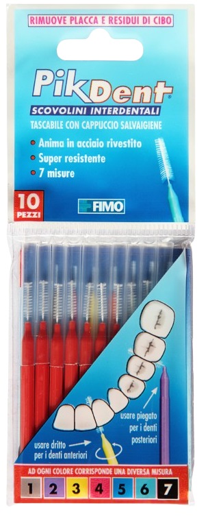 PIKDENT STUZZICOLINO 4 RO 10PZ - Farmacia-flash.it