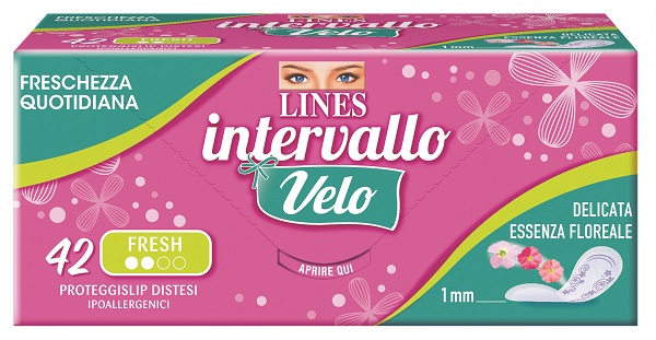 LINES INTERVALLO VELO FIORI E AGRUMI 42 PEZZI COUPON - Farmacia-flash.it