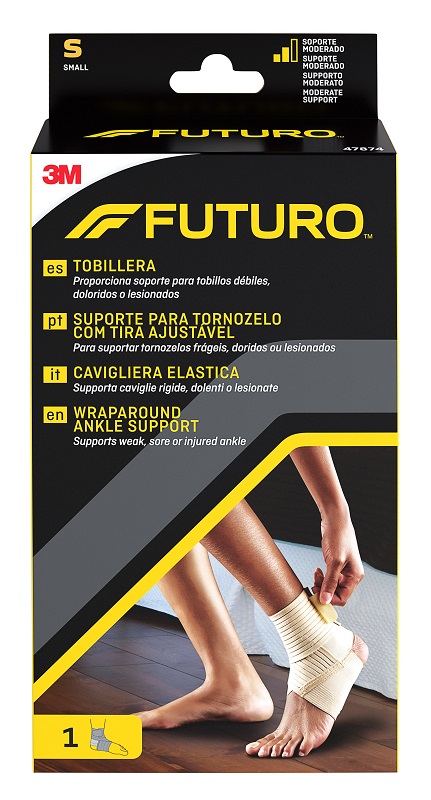 CAVIGLIERA ELASTICA FUTURO MEDIUM DIMENSIONE 20,5/23CM - Farmacia-flash.it
