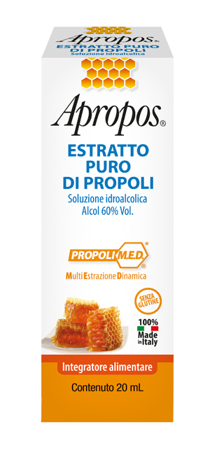 APROPOS ESTRATTO PURO PROPOLI 20 ML - Farmacia-flash.it