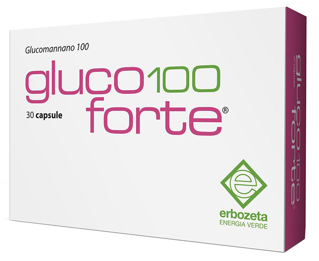 GLUCO 100 FORTE GLUCOMANNANO 100 30 CAPSULE DA 900 MG - Farmacia-flash.it
