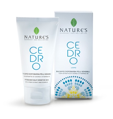 NATURES CEDRO UOMO BALSAMO DOPOBARBA PELLI SENSIBILI 75 ML - Farmacia-flash.it