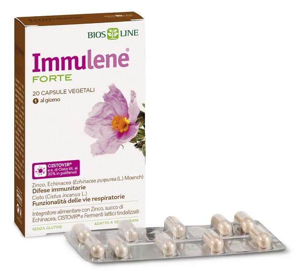 BIOSLINE IMMULENE FORTE 20 CAPSULE - Farmacia-flash.it