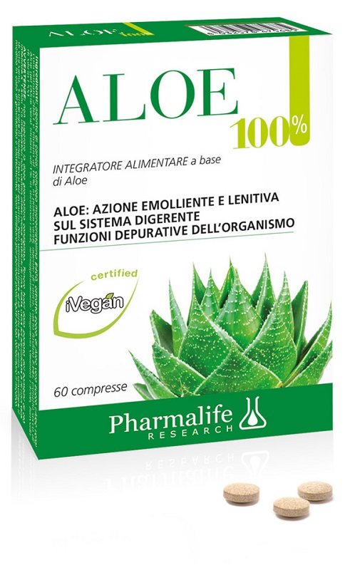ALOE 100% INTEGRATORE ALIMENTARE 60CPR - Farmacia-flash.it