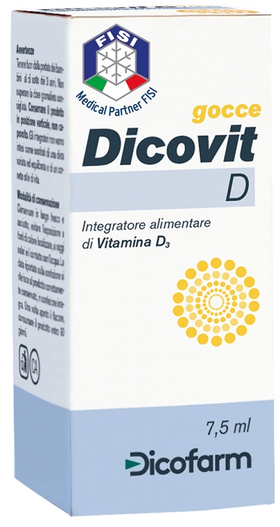 DICOVIT D VITAMINA D3 7,5 ML - Farmacia-flash.it