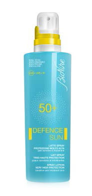 DEFENCE SUN BIONIKE LATTE SPRAY SPF 50+ PROTEZIONE MOLTO ALTA 200 ML - Farmacia-flash.it