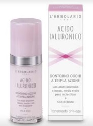 ACIDO IALURONICO CONTORNO OCCHI A TRIPLA AZIONE TRATTAMENTO ANTIAGE 30 ML - Farmacia-flash.it