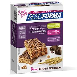 PESOFORMA BARRETTA CEREALI/CIOCCOLATO 12 X 31 G - Farmacia-flash.it