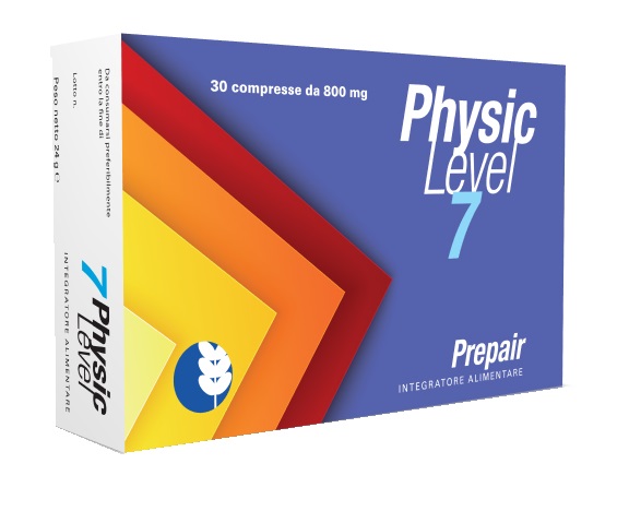 PHYSIC LEVEL 7 PREPAIR 30 COMPRESSE 800 MG - Farmacia-flash.it