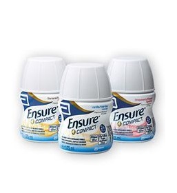 ENSURE COMPACT FRAGOLA 4 BOTTIGLIE DA 125 ML - Farmacia-flash.it