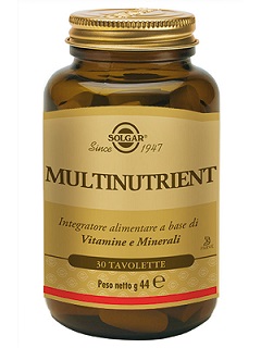 MULTINUTRIENT SOLGAR 30 TAVOLETTE - Farmacia-flash.it