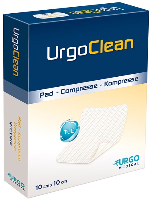MEDICAZIONE TNT ASSORBENTE GELIFICANTE URGOCLEAN 10X10CM 10 PEZZI - Farmacia-flash.it