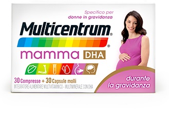 MULTICENTRUM MAMMA DHA 30 COMPRESSE + 30 CAPSULE - Farmacia-flash.it