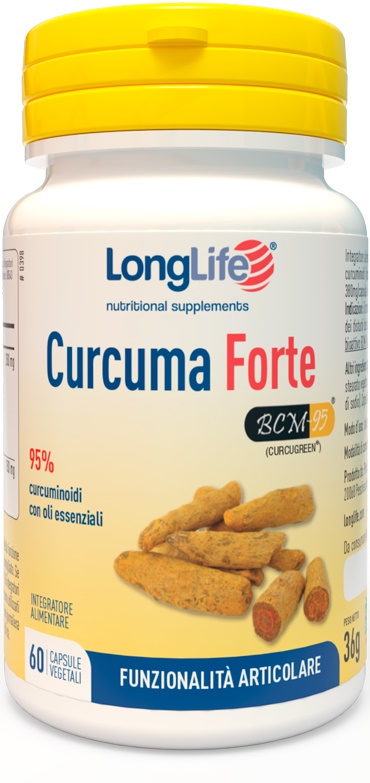 LONGLIFE CURCUMA FORTE 60 CAPSULE VEGETALI - Farmacia-flash.it
