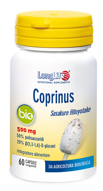 LONGLIFE COPRINUS BIO 60 CAPSULE - Farmacia-flash.it