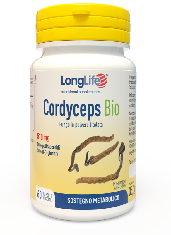 LONGLIFE CORDYCEPS BIO 60 CAPSULE - Farmacia-flash.it
