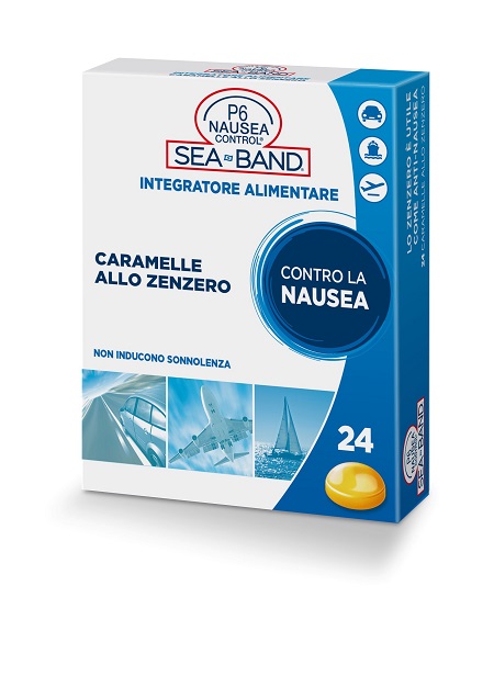 P6 NAUSEA CONTROL CARAMELLE ANTI NAUSEA VIAGGIO ALLO ZENZERO 24 PEZZI - Farmacia-flash.it