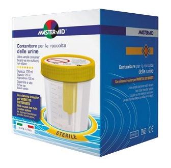 CONTENITORE RACCOLTA URINA SOTTOVUOTO MASTER-AID 120 ML - Farmacia-flash.it