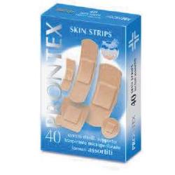 CEROTTO PRONTEX SKIN STRIPS 6 FORMATI ASSORTITI ASTUCCIO 40 PEZZI - Farmacia-flash.it