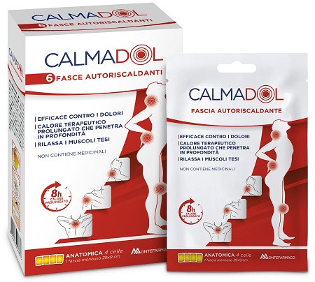 CALMADOL FASCIA RISCALDANTE PACK 6 PEZZI - Farmacia-flash.it