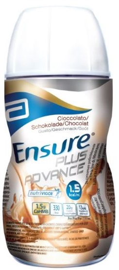 ENSURE PLUS ADVANCE CIOCCOLATO 4 BOTTIGLIE DA 220 ML - Farmacia-flash.it