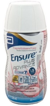 ENSURE PLUS ADVANCE FRAGOLA 4 BOTTIGLIE DA 220 ML - Farmacia-flash.it