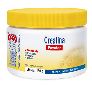 LONGLIFE CREATINA MICRONIZZATA 200 G - Farmacia-flash.it