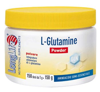 LONGLIFE L-GLUTAMINE POWDER 150 G - Farmacia-flash.it
