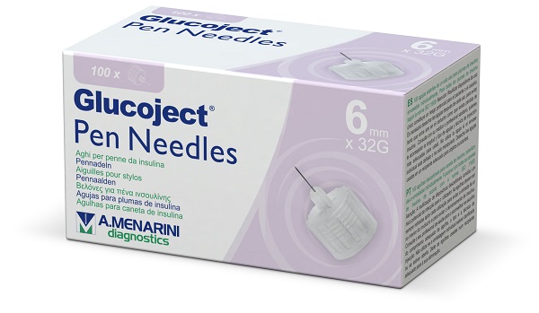 AGO PER PENNA DA INSULINA GLUCOJECT 6 MM GAUGE 32 100 PEZZI - Farmacia-flash.it