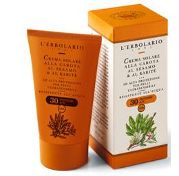 CREMA SOLARE CAROTA SESAMO KARITE SPF30 125 ML - Farmacia-flash.it