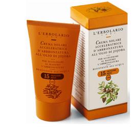 CREMA ACCELERATRICE D'ABBRONZATURA OLIO DI JOJOBA SPF15 125 ML - Farmacia-flash.it