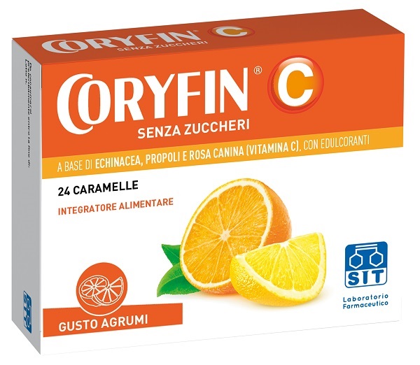CORYFIN C SENZA ZUCCHERO AGRUMI 48 G - Farmacia-flash.it