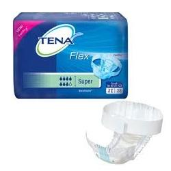 PANNOLONE A CINTURA PER INCONTINENZA TENA FLEX SUPER SMALL 30 PEZZI - Farmacia-flash.it